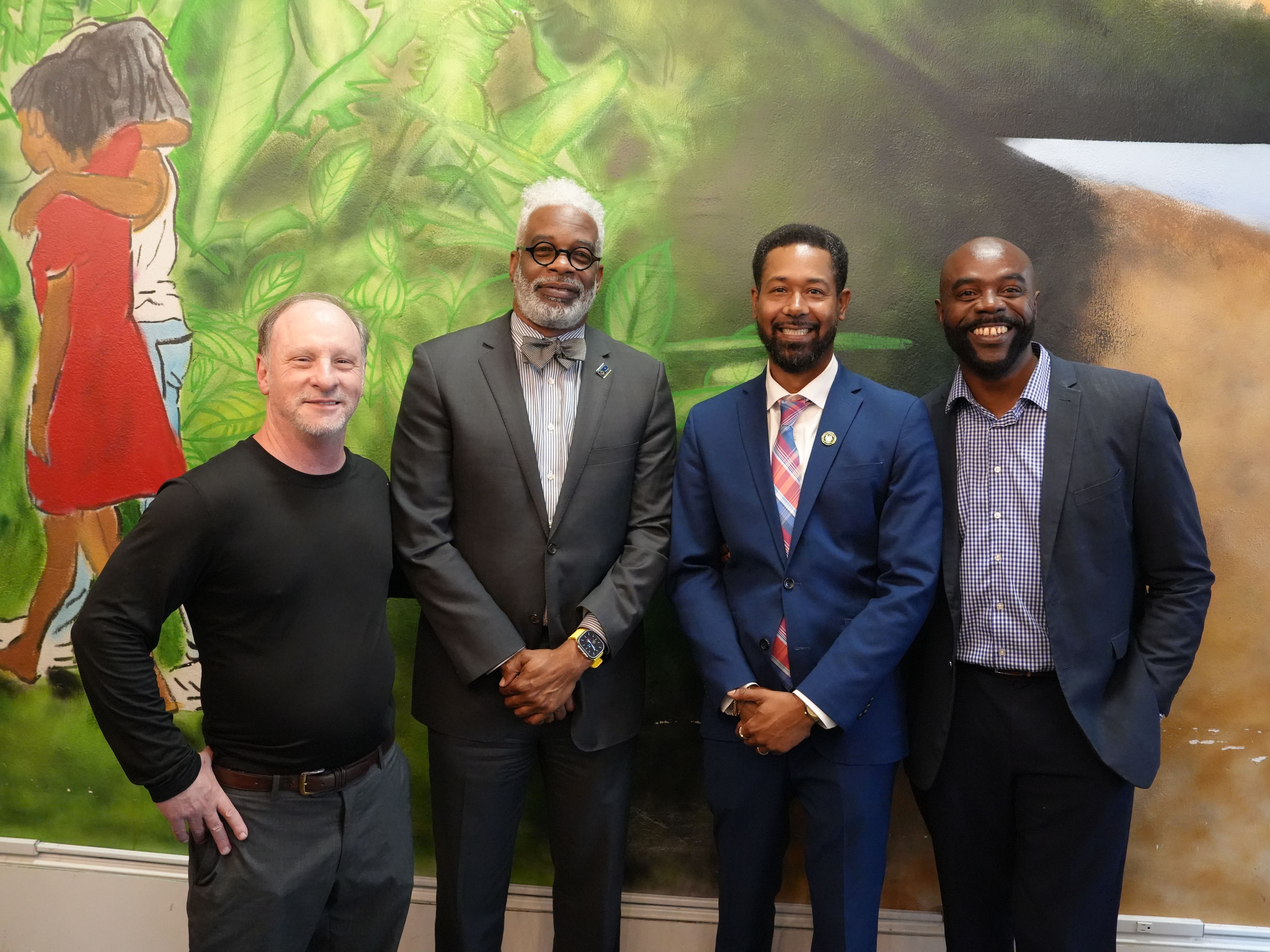 Judge Roché with community leaders
