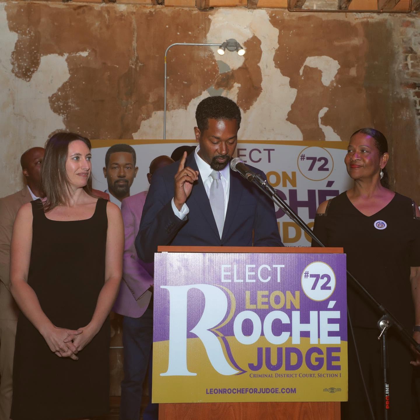 Judge Roché election night